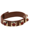 Crown Me Stud Stone Bracelet Brown - ETRO - BALAAN 4