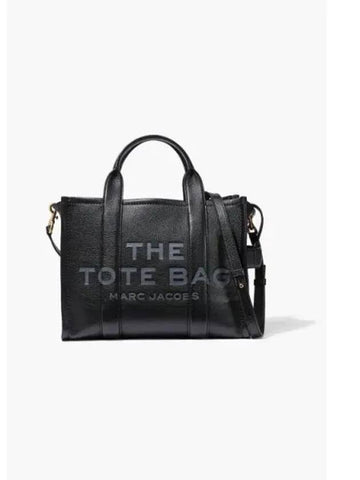 Leather The Tote Medium Black MBBAS23003BKX - MARC JACOBS - BALAAN 1