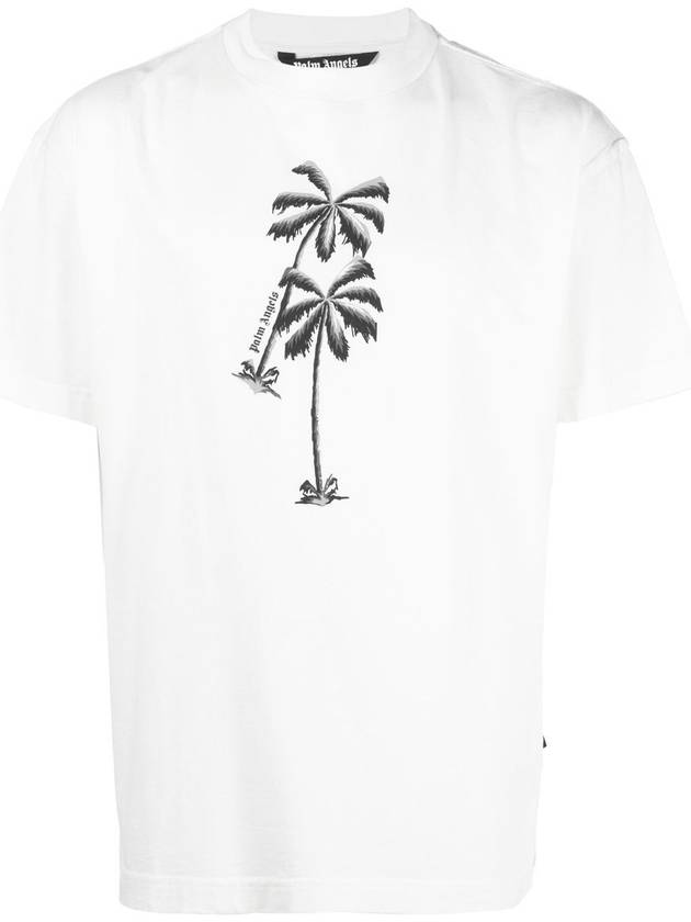 Palm Cotton T-Shirt PMAA001G22JER0110301 B0710237673 - PALM ANGELS - BALAAN 9