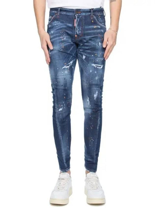 Painting Washed Sexy Twist Jeans S71LB1112 - DSQUARED2 - BALAAN 2