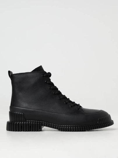 Pix Lace-Up Worker Boots Black - CAMPER - BALAAN 2