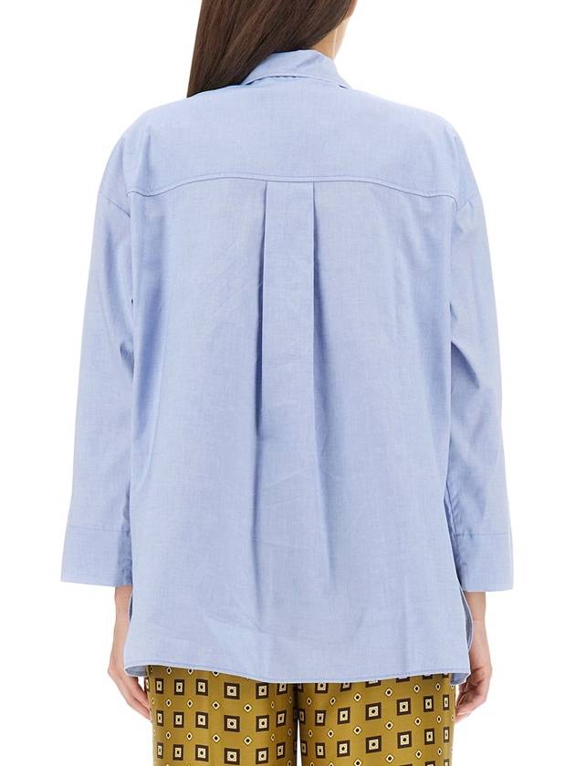 Shirt 2391160839600 001 AZZURRO - S MAX MARA - BALAAN 4