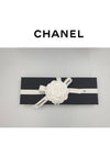 Women s Logo Muffler Black AAA372 - CHANEL - BALAAN 8