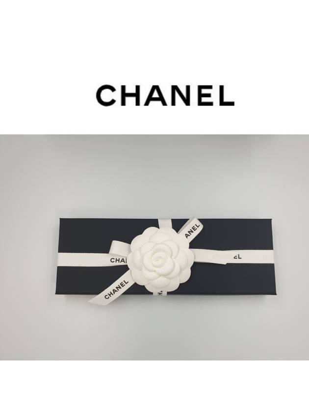 Ribbon Twilly Scarf Hairband Black Pink AAA393 - CHANEL - BALAAN 8