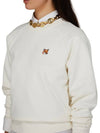 Fox Head Patch Adjusted Sweatshirt Ecru - MAISON KITSUNE - BALAAN 5