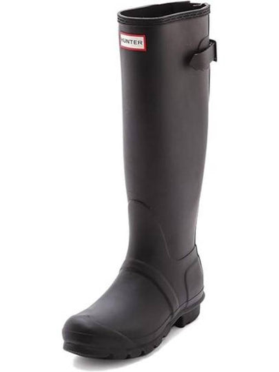 Tall Back Adjustable Wellington Rain Boots Black - HUNTER - BALAAN 2