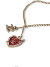 CC logo heart pendant gold bracelet 32053 - CHANEL - BALAAN 3