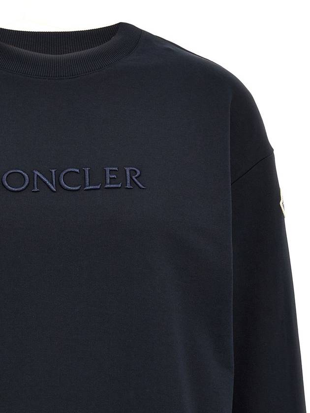 Moncler Logo Embroidery Sweatshirt - MONCLER - BALAAN 3