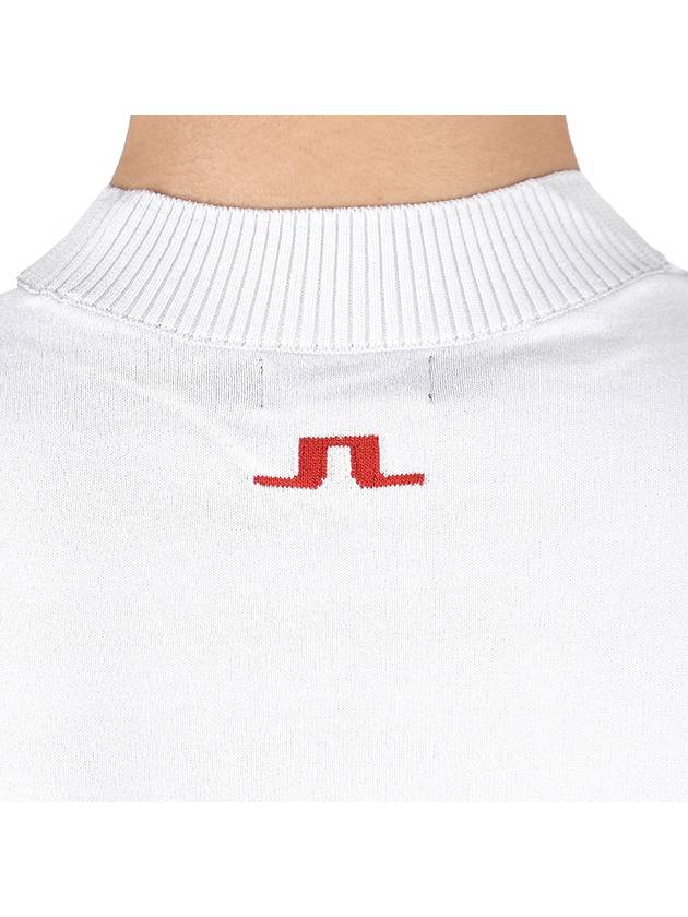 Gus Logo Regular Fit Knit Top White - J.LINDEBERG - BALAAN 9