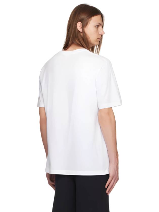 Speedy Fox Patch Comfort Short Sleeve T-Shirt White - MAISON KITSUNE - BALAAN 5