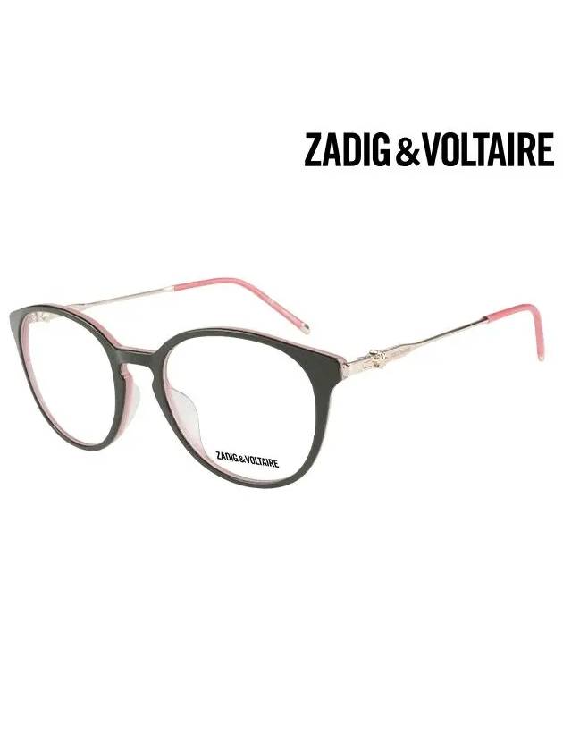 Zadig & Voltaire Glasses Frame VZV212 0VAH Round Women's Glasses - ZADIG & VOLTAIRE - BALAAN 1