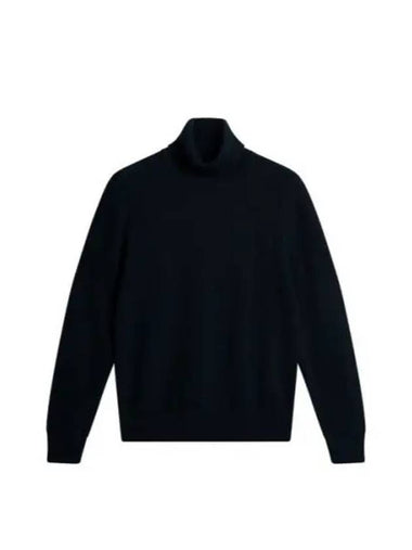 Men's Olivero Turtleneck Knit Top Navy - J.LINDEBERG - BALAAN 1