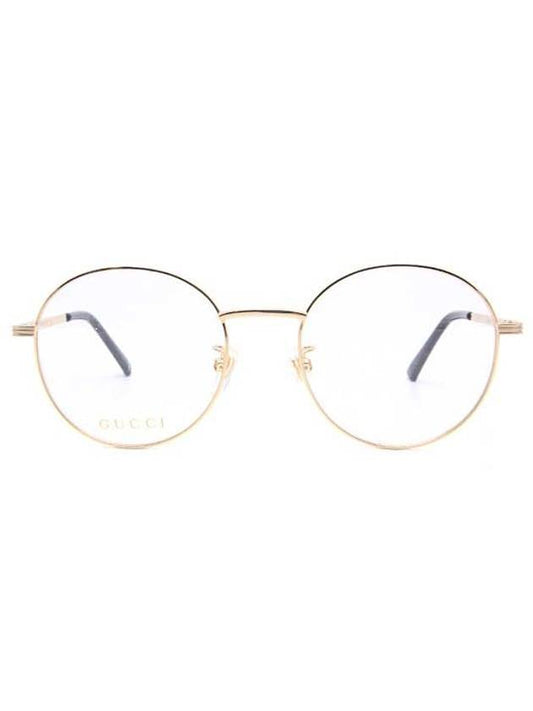 Eyewear Round Metal Eyeglasses Gold - GUCCI - BALAAN.