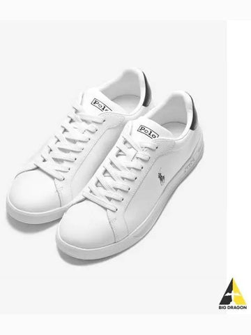 Heritage Court II Sneakers White Black - POLO RALPH LAUREN - BALAAN 1