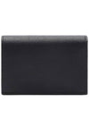 Small Saffiano Leather Half Wallet Black - PRADA - BALAAN 5