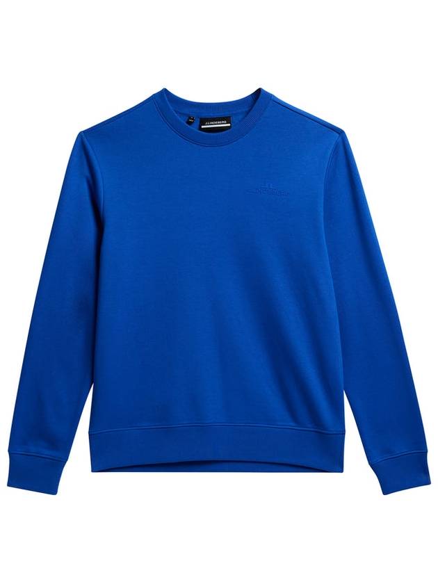 Alpha Crew Neck Sweatshirt Club Blue - J.LINDEBERG - BALAAN 2