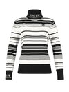 Women s Turtleneck Multi Stripe Long Sleeve Knit Shirt GQ4A634W - LUX GOLF - BALAAN 4