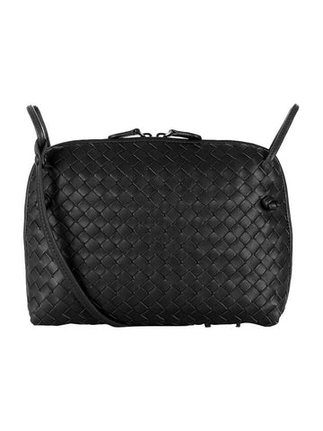 Nodini Intrecciato Cross Bag Black - BOTTEGA VENETA - BALAAN 1