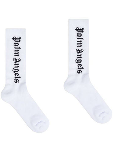 Palm Angels Classic Logo Socks Accessories - PALM ANGELS - BALAAN 1