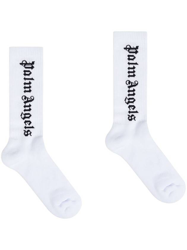 Palm Angels Classic Logo Socks Accessories - PALM ANGELS - BALAAN 1