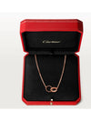 Love Necklace Rose Gold - CARTIER - BALAAN 5