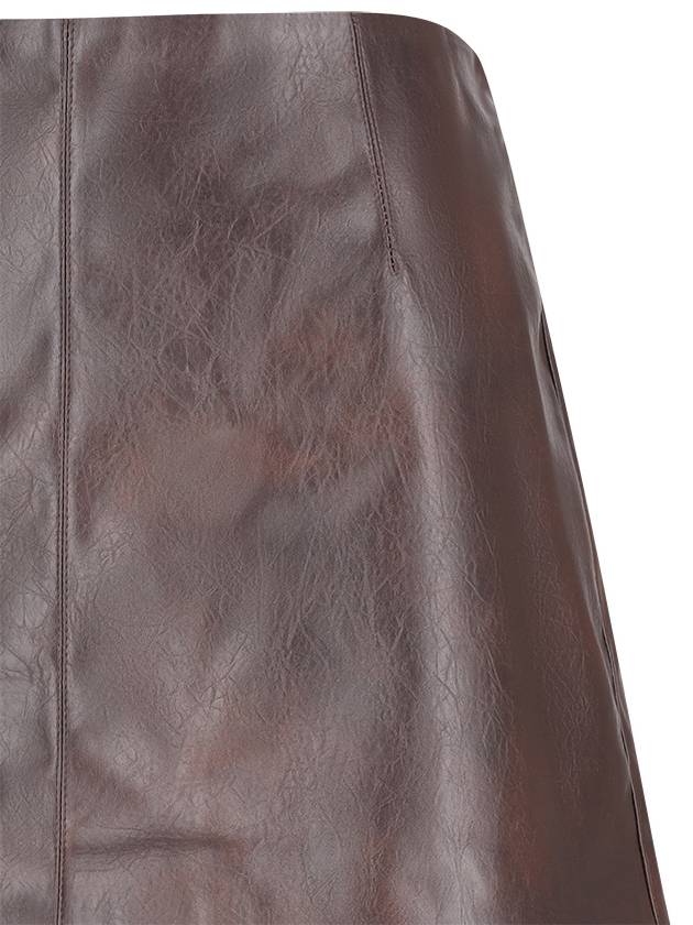 LEATHER EFFECT MINI SKIRT - PINKO - BALAAN 3