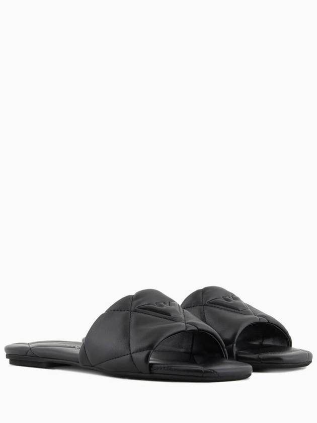 Quilted faux leather sandals X3P826XF770 - EMPORIO ARMANI - BALAAN 3