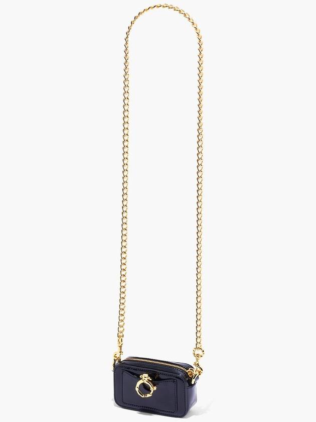 Snapshot Gold Logo Shoulder Bag Black - MARC JACOBS - BALAAN 6