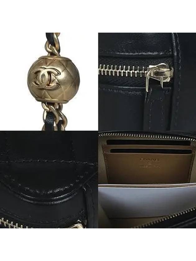 AP2463 Black Lambskin Gold Ball Mini Camera Cross Bag - CHANEL - BALAAN 5