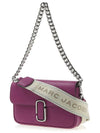 Logo Chain Shoulder Bag Violet - MARC JACOBS - BALAAN 3