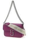 J Marc Logo Chain Shoulder Bag Violet - MARC JACOBS - BALAAN 3