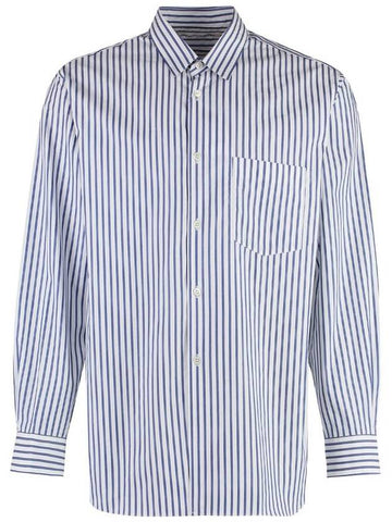 Comme Des Garçons Striped Cotton Shirt - COMME DES GARCONS - BALAAN 1