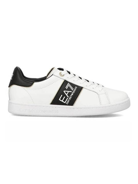 EA7 Classic Leather Low Top Sneakers White - EMPORIO ARMANI - BALAAN 1