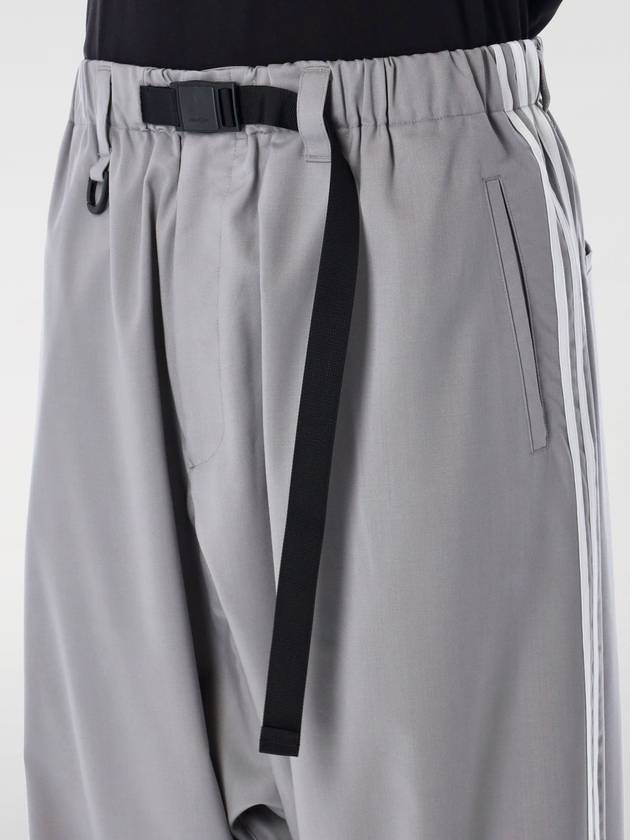 Loose Fit Belt Track Pants Grey - Y-3 - BALAAN 4