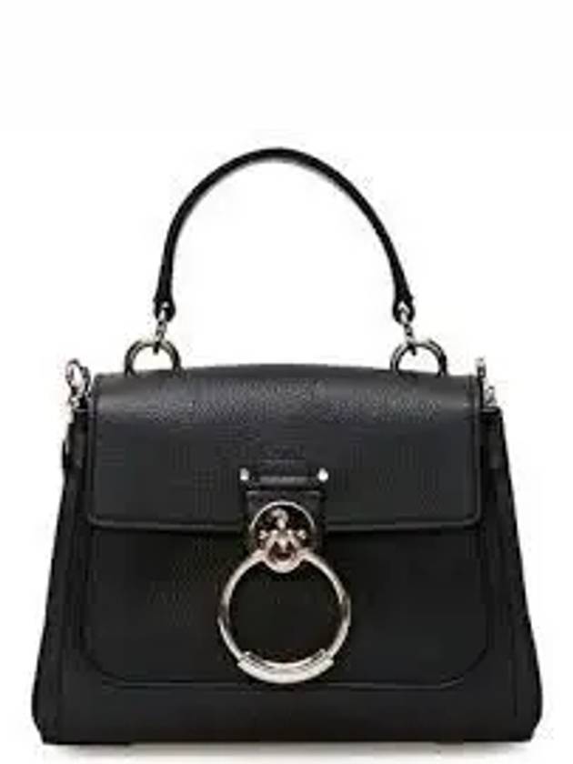 Tess Small Day Tote Shoulder Bag Black - CHLOE - BALAAN 2