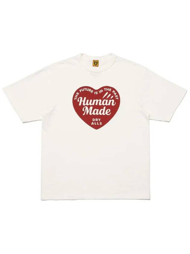 Graphic Short Sleeve T Shirt White HM28TE007 - HUMAN MADE - BALAAN 2