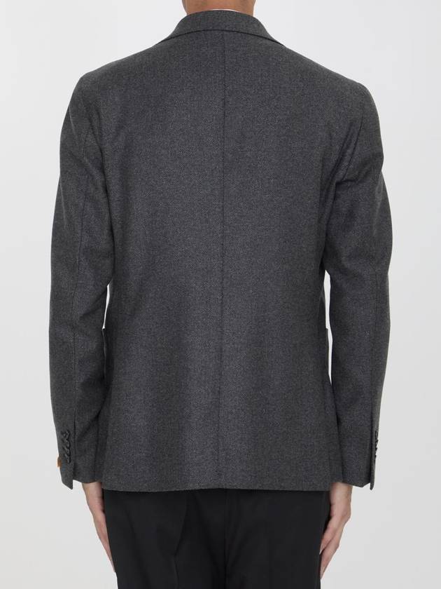 Wool And Cashmere Jacket - TAGLIATORE - BALAAN 4