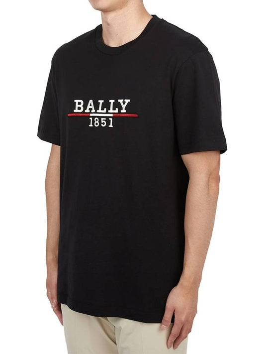 Men s short sleeve t shirt M5OU739F 7S319 00 - BALLY - BALAAN 2