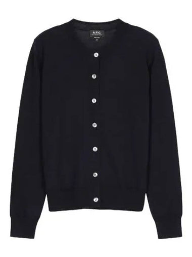 Marine cardigan dark navy - A.P.C. - BALAAN 1