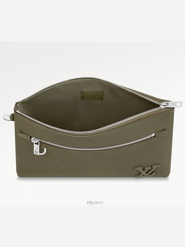 Takeoff Pouch Bag Khaki - LOUIS VUITTON - BALAAN 5