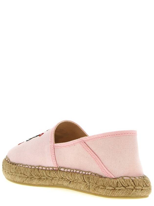 Tiger Canvas Espadrilles Pink - KENZO - BALAAN 4