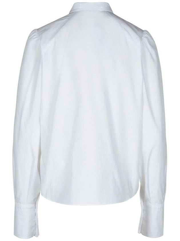 Patou 'Ascot' White Cotton Blouse - PATOU - BALAAN 3