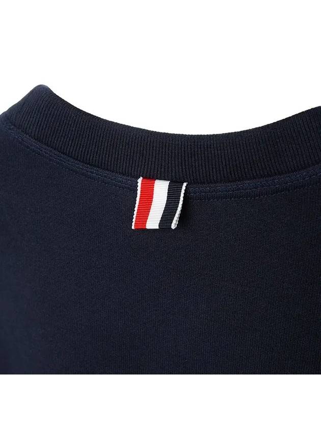 4 Bar Loopback Jersey Sweatshirt Navy - THOM BROWNE - BALAAN 9