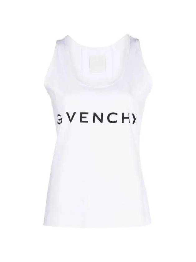 Short Sleeve T-Shirt BW70AZ3YAC116 White Black - GIVENCHY - BALAAN 2