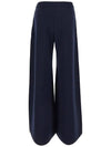 Nocera Virgin Wool Wide Pants Ultramarine - MAX MARA - BALAAN 3