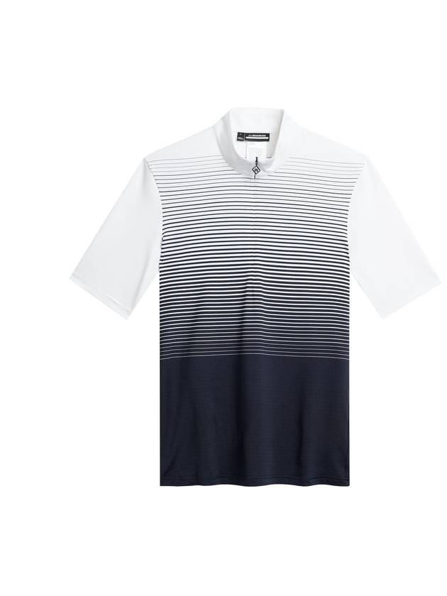 Amalia Striped Short Sleeve T-Shirt Navy - J.LINDEBERG - BALAAN 2