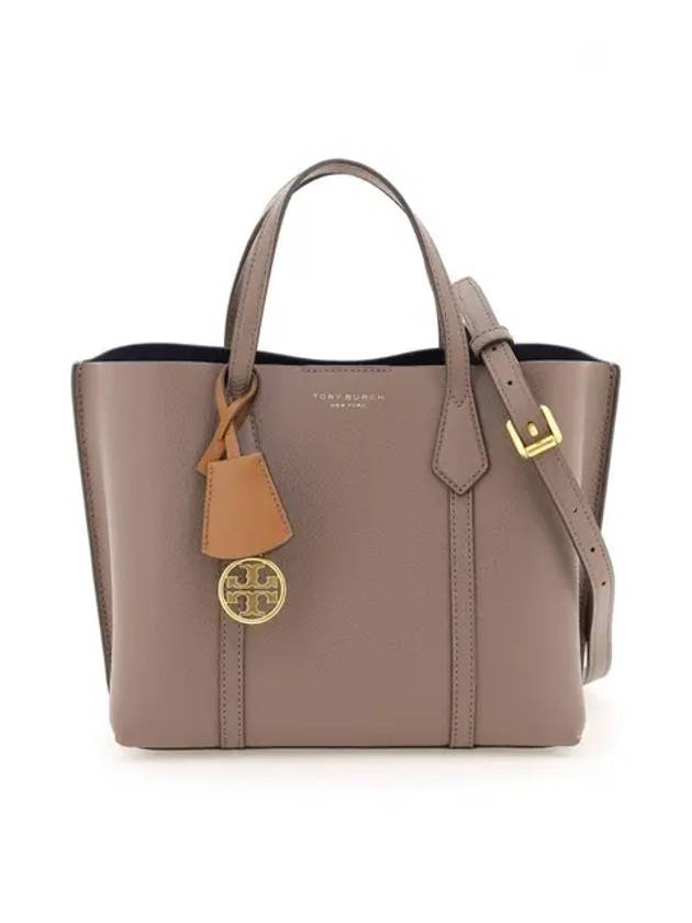 Perry Triple Compartment Small Tote Bag Dark Beige - TORY BURCH - BALAAN 2