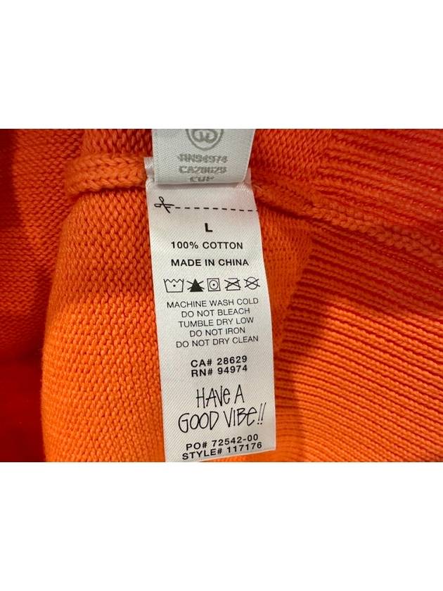 Sleeve Logo Sweater Knit 117176 Orange MENS L XL XXL - STUSSY - BALAAN 9