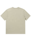 Men's Logo Graphic Short Sleeve T-Shirt Light Khaki SW23ETS02LE - SOLEW - BALAAN 3