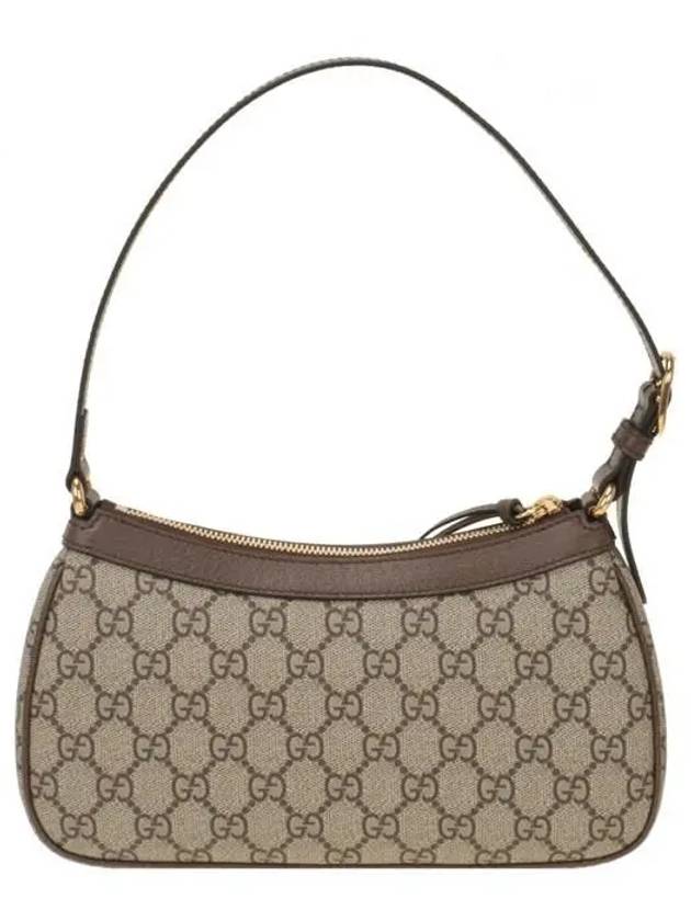 Ophidia GG Small Canvas Shoulder Bag Beige Ebony - GUCCI - BALAAN 4